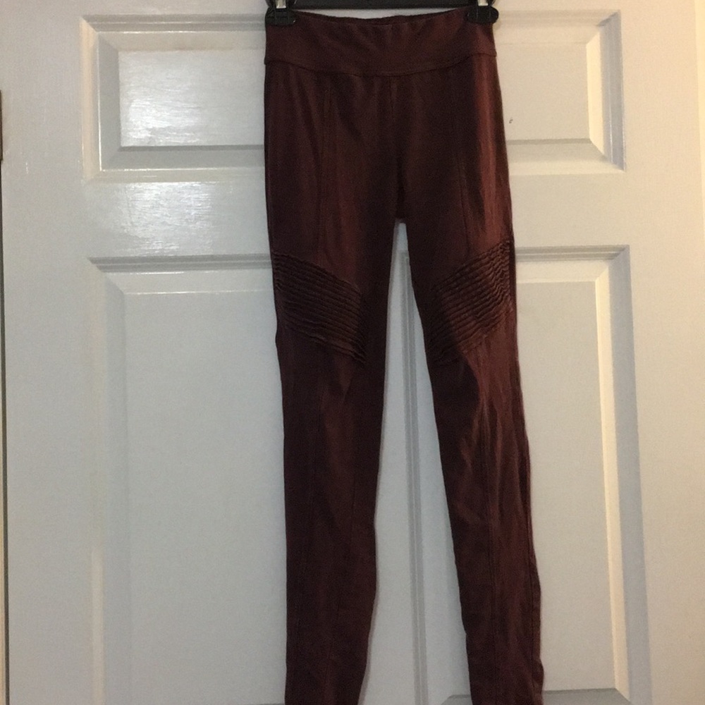 BP burgundy leggings.